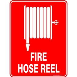 707MP 57E-LP Sign Fire Hose Reel & Picto Poly 300x225