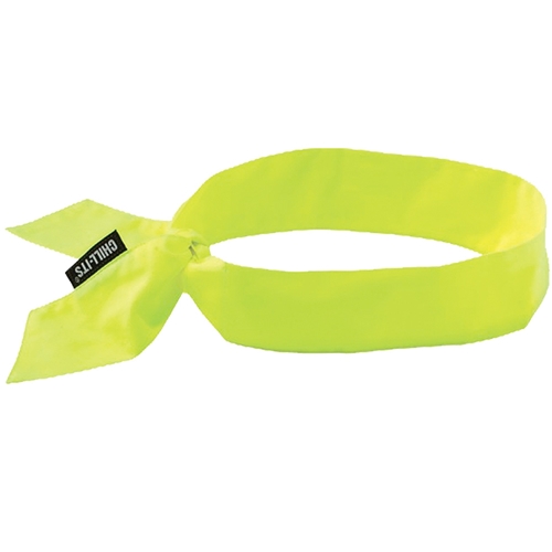 Ergodyne CHILL-ITS® 6700 Lime Cooling Bandana (Tie)