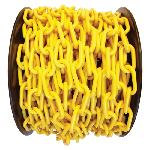 Yellow Plastic Chain 8mm (Sold per Meter)
