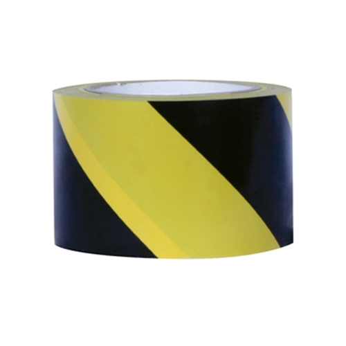 Black/Yellow Floormarking Tape 75mm x 33m