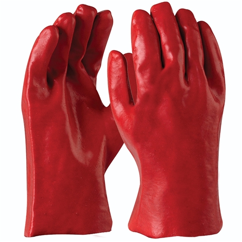 Blue Rapta Red 27cm PVC Gloves