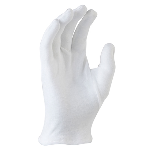 Blue Rapta Hemmed Cuff Poly Cotton Gloves