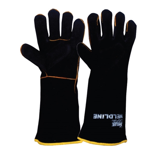 Blue Rapta Weldline Black & Gold Welding Gloves