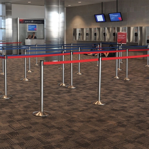 Barrier Chrome Tensa Webbing Barrier