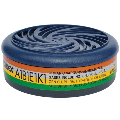 Moldex® 7600A Multi-Gas/Vapour Smart® A1B1E1K1 Cartridge (Pair)