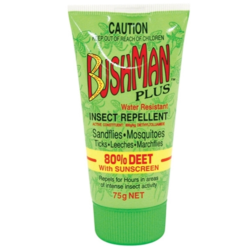 Bushman PLUS 75g Gel Tube Insect Repellent w/ SPF15+