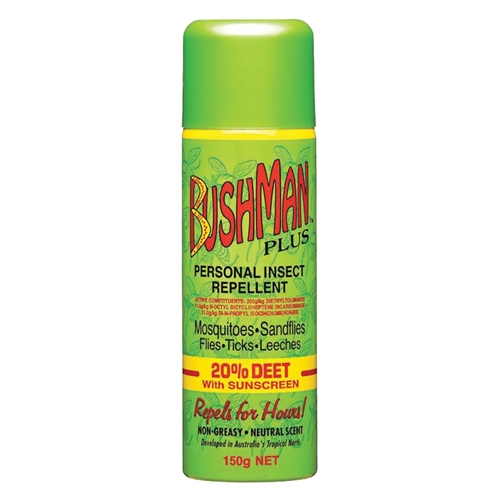 Bushman PLUS 150g Aerosol Insect Repellent w/ SPF15+