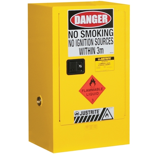 JUSTRITE Single Door 60L Flammable Liquid Storage Cabinet AU25712