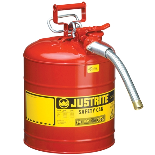 JUSTRITE 19L Type 2 AccuFlow™ Safety Dispensing Can 7250130