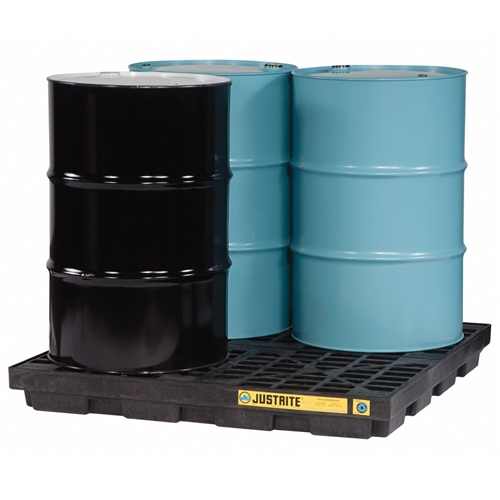 PBA Safety 4 Drum Accumulation Ctr Plt 165 Litre 2730kg  Grey 28657