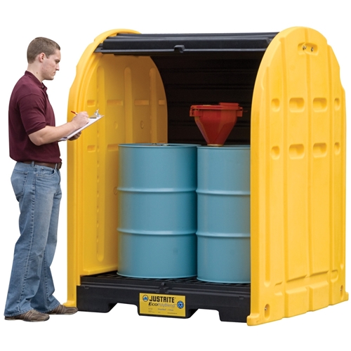 PBA Echo Poly Blend Drumshed 2 Drum 245L 1134kg Y/B 28675