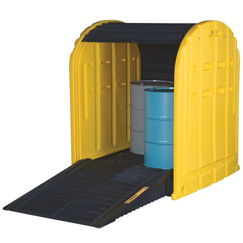 PBA Echo Poly Blend Drumshed 4 Drum  301L 2268kg Y/B 28676