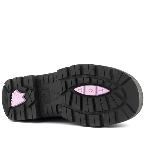 Women's Work Boots - Steel Blue Women's Hobart Elastic Sided Steel Toe Safety Boots 