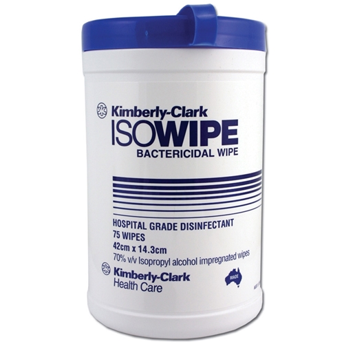 ISOWIPE® Bacterial Wipes (75 sheets) 851645