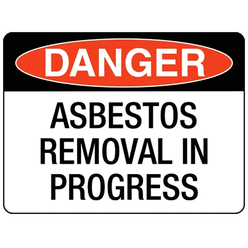 Danger Signs - Asbestos Removal In Progress Corflute Sign 
