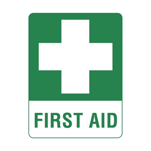 Emergency Signs - First Aid Sticker