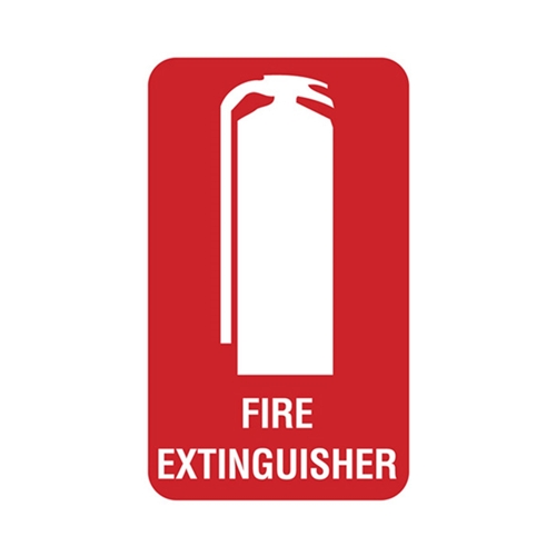 Fire Extinguisher Poly Sign