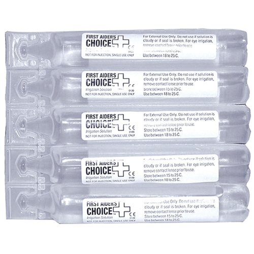 First Aider's Choice™ Sodium Chloride Pod 20ml (Pk 5) 101055