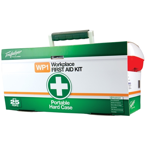 Trafalgar WP1 Workplace Portable Hard Case First Aid Kit 101562