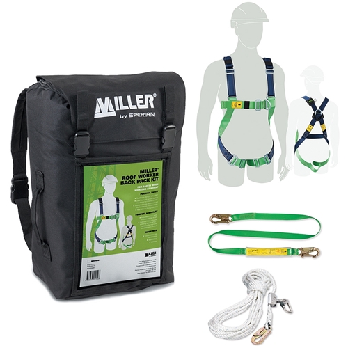 Miller® Roof Worker Back Pack Kit M1070014