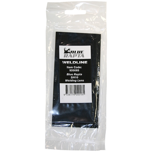 Blue Rapta (OS) Welding Lens PC Weldline SH10 50x100mm IR10