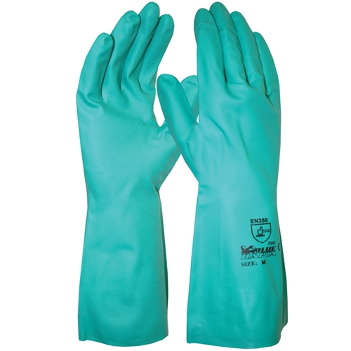Blue Rapta Silver Lined Nitrile Gloves