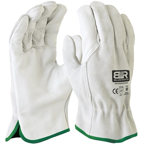 Blue Rapta Split Back Leather Rigger Gloves