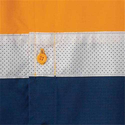 ELEVEN Workwear AEROCOOL Spliced Hi-Vis Perforated 3M™ 'Hoop' Taped Shirt