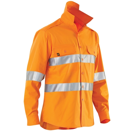 ELEVEN Workwear AEROCOOL Hi-Vis 3M™ 'Hoop' Taped L/S Shirt