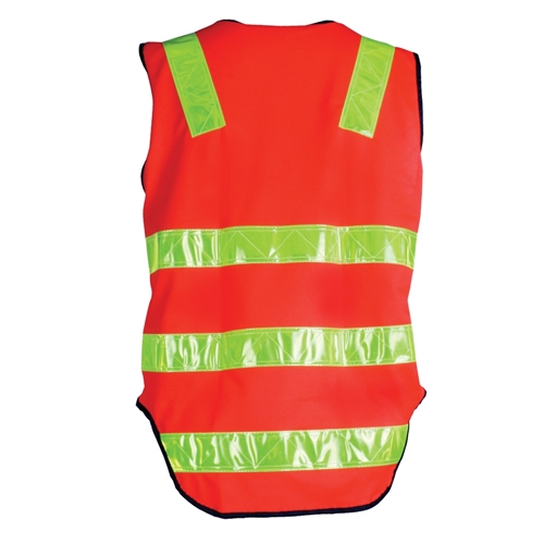 Green Triangle VIC Roads Style Safety Vest