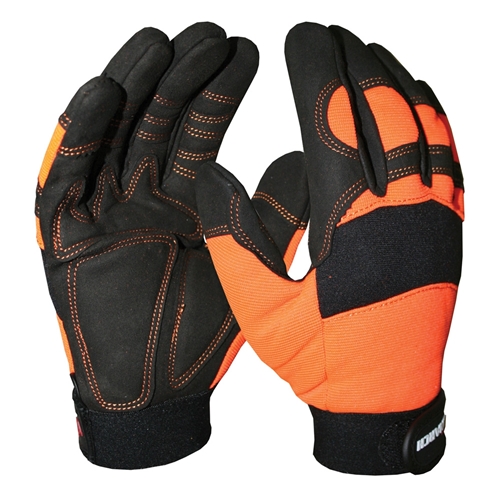 Blue Rapta Monarch Hi-Vis Mechanic Gloves
