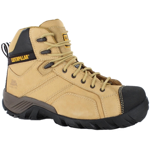 CAT Men's Argon Hi Side Zip Steel Toe Workboot